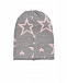 Серая шапка с розовыми звездами Catya | Фото 2