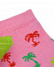 Розовые спортивные носки с принтом &quot;пальмы&quot; Happy Socks | Фото 2