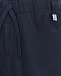 Синие льняные брюки IL Gufo | Фото 3