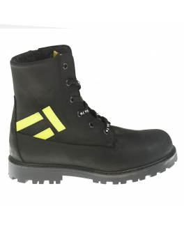 Черные ботинки с желтым логотипом Rondinella Черный, арт. 11200-3 203 | Фото 2