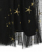 Черное платье с вышитыми звездами Dan Maralex | Фото 9