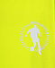 Футболка с лого, желтая Bikkembergs | Фото 3