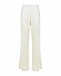 Белые брюки из шерсти мериносов Allude | Фото 6