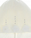 Белая шерстяная шапка со стразами Joli Bebe | Фото 3
