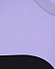 Фиолетовая футболка с черным логотипом  | Фото 3