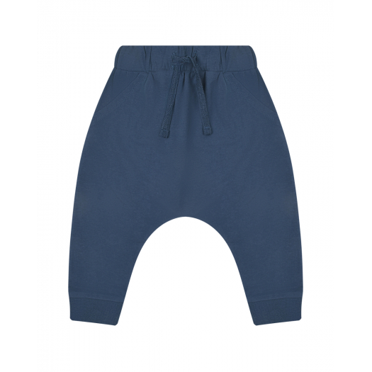 Темно-синие спортивные брюки Sanetta Kidswear | Фото 1