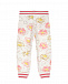 Спортивные брюки с цветочным принтом Monnalisa | Фото 3