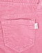 Розовые велюровые брюки IL Gufo | Фото 4