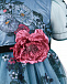 Голубое платье с цветочной вышивкой Eirene | Фото 3