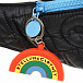 Черная сумка-пояс с брелоком-радугой, 24x8x9 см Stella McCartney | Фото 5