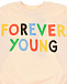 Свитшот с надписью &quot;Forever Young&quot;  | Фото 3