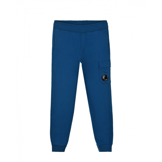 Синие спортивные брюки с карманом-карго CP Company | Фото 1