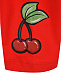 Красные леггинсы с принтом &quot;вишни&quot; Monnalisa | Фото 3