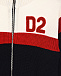 Черно-белая кофта с красной полосой Dsquared2 | Фото 3