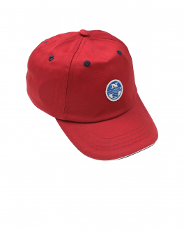 Красная бейсболка с лого NORTH SAILS Красный, арт. 727150 000 0230 | Фото 1