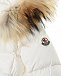 Белый комбинезон с меховой отделкой Moncler | Фото 3
