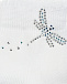 Носки со стрекозой из стразов, белые Story Loris | Фото 2