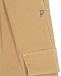 Брюки песочного цвета с накладными карманами Dondup | Фото 4