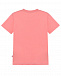 Розовая футболка с логотипом на подоле GCDS | Фото 2