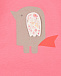 Розовая футболка с принтом &quot;птица&quot; Sanetta Kidswear | Фото 3