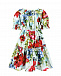 Платье с цветочным принтом Dolce&Gabbana | Фото 2