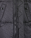 Удлиненный черный пуховик Burberry | Фото 6