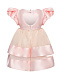 Платье с короткими рукавами, розовое Miss Blumarine | Фото 2