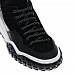 Черные кроссовки с серой вставкой Dsquared2 | Фото 7