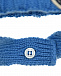 Голубая шапка из шерсти с завязками Moncler | Фото 3