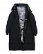 Черное стеганое пальто с капюшоном Freedomday | Фото 3