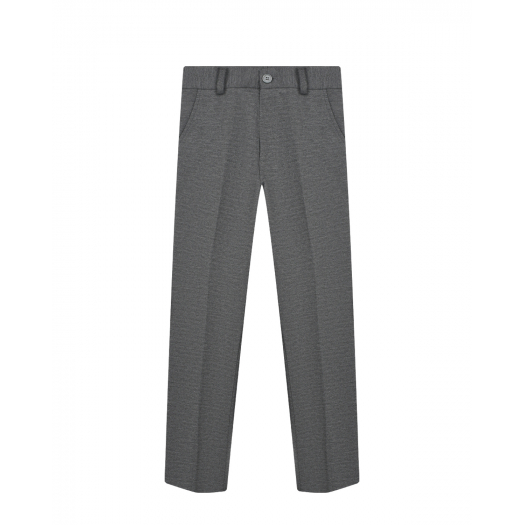 Серые брюки slim fit Dal Lago | Фото 1