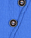 Брюки с пуговицами, синие Sanetta Pure | Фото 3