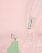 Розовая футболка с принтом &quot;груши&quot; Sanetta Kidswear | Фото 4