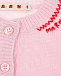 Кофта с вышивкой, розовая MARNI | Фото 3