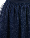Синяя юбка с глиттером IL Gufo | Фото 3