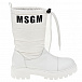 Белые сапоги с логотипом MSGM | Фото 2