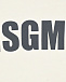 Футболка кремового цвета с черным лого MSGM | Фото 3