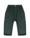 Зеленые вельветовые брюки Aletta | Фото 1