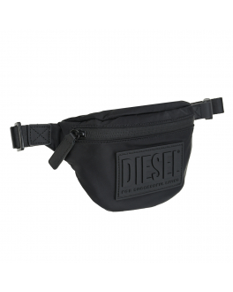 Черная сумка-пояс с лого в тон, 21x14x7 см Diesel Черный, арт. J00448 P3329 T8013 | Фото 2