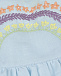 Голубой сарафан с вышивкой Stella McCartney | Фото 5
