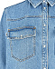 Синяя джинсовая рубашка MSGM | Фото 9