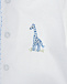 Белый комбинезон с вышивкой &quot;жираф&quot; Lyda Baby | Фото 3