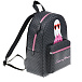 Рюкзак с монограммой и розовой отделкой, 27х13х33 см Emporio Armani | Фото 3