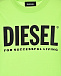 Салатовая футболка с логотипом Diesel | Фото 3