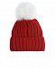 Красная шапка со стразами Joli Bebe | Фото 2