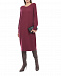 Бордовое платье из шерсти и шелка Panicale | Фото 2