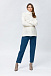 Джемпер молочного цвета фигурной вязки Pietro Brunelli | Фото 12