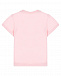 Розовая футболка с принтом &quot;кот&quot; GCDS | Фото 2