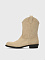Сапоги с вышивкой, бежевые