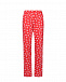 Красная пижама: брюки и рубашка с новогодним принтом  | Фото 5